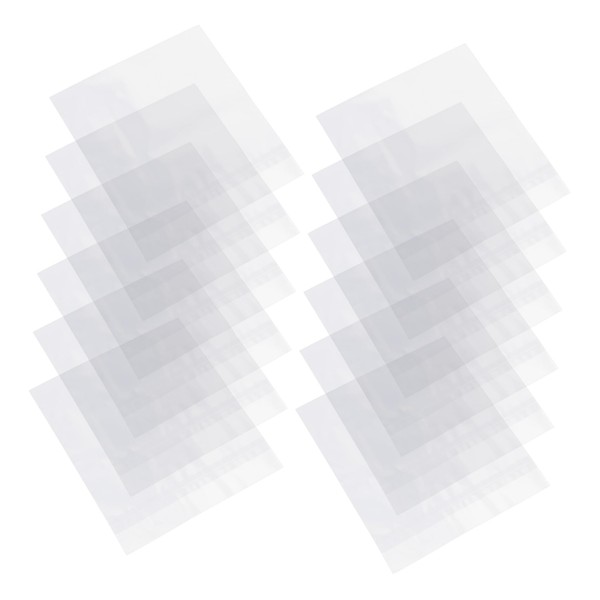 KICHOUSE 12-inch Record Sleeves Outer 50pcs Vinyl Record Covers Cd