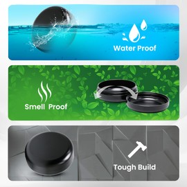 OVADA Metal Tin for Herbs, Pills and Spices, Odour-Proof and Waterproof, Aluminium Metal, Premium Stash Transport Box, High-Quality Tube Box Storage, Clean Design (Gold)