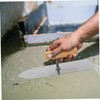 Tofficu Drywall Finishing Trowel with Handle Plastering Tool for Masonry