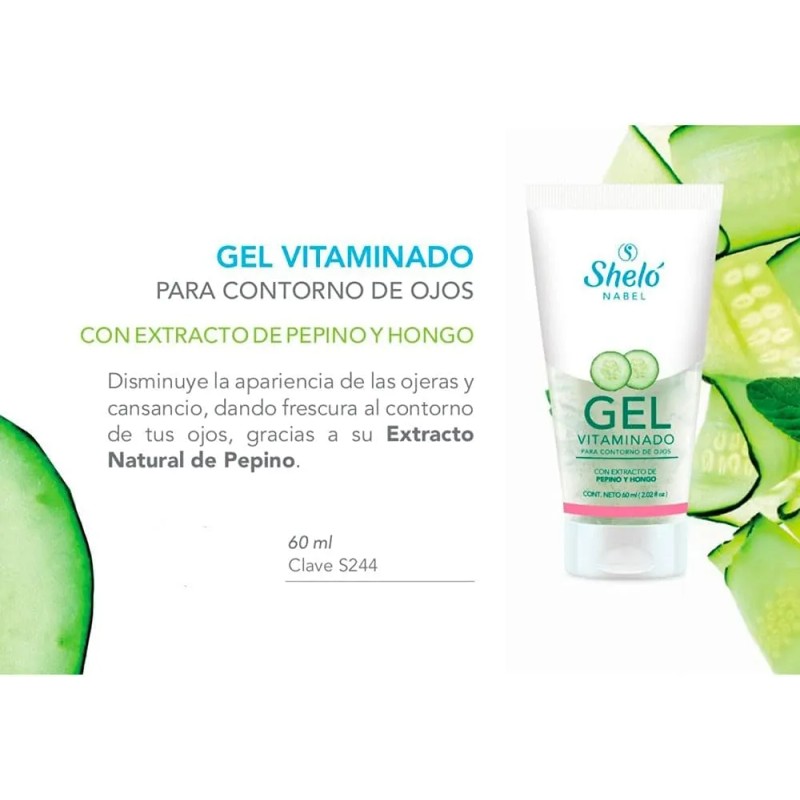 Shelo Nabel Gel Vitaminado Contorno Ojos 60ml