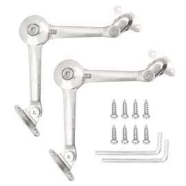 XNJIHWA 2 Pcs Lid Support Hinges Soft Close Dampers Door Hinge Hydraulic Arm Adjustable Lift up Stay Support in 40lb