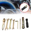 AIMALL 7PCS Motorcycle Onboard Tool Kit Set with Screwdriver Wrench