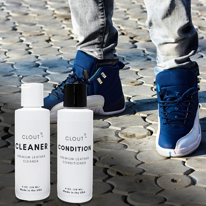 CLOUT Kit de cuidado de tenis de cuero de primera