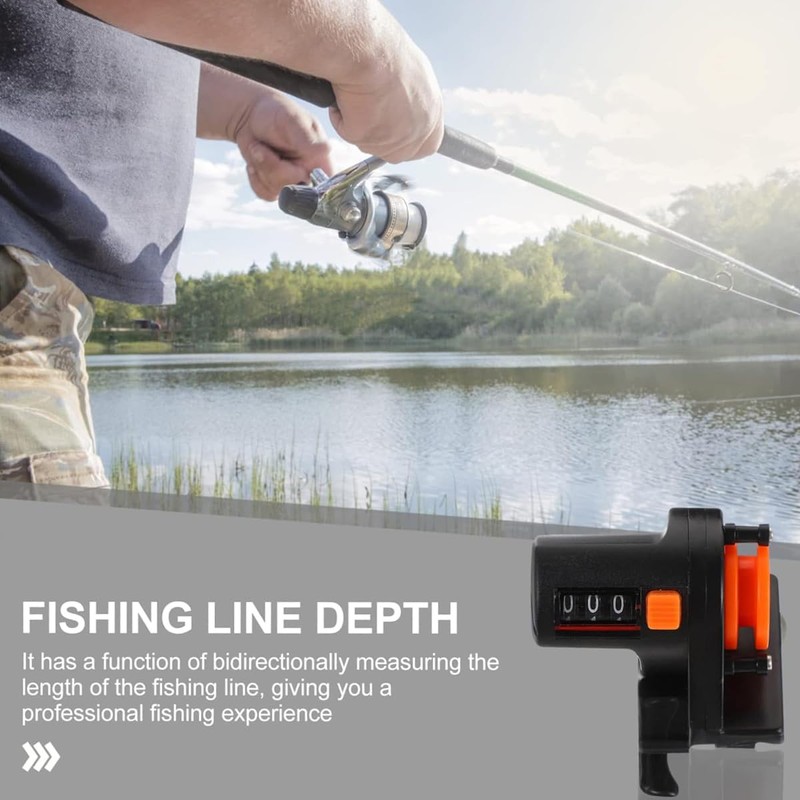 AIMALL 999 Meters Fishing Line Counter with Precision Display and