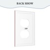 WMHUSU Decorative Outlet Covers Red Fire Alarm Print Novelty 1
