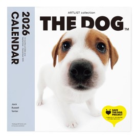 THE DOG 2026 Wall Calendar Large Size [Jack Russell Terrier]