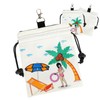Golf Valuables Bag | PU Leather Golf Tee Storage Bag,Golf