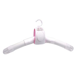 Portable Travel Electric Clothes Dryer Hanger Smart Shoes Clothes Rack Hanger Electric Dryer Machine White Pink EU Plug