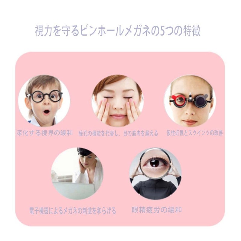MOCOXYKLXY Vision Recovery Pinhole Glasses for Myopia, Hyperopia, Presbyopia, Eye
