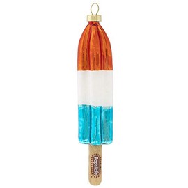 kat + annie Popsicle Firecracker Ornament, Red White and Blue