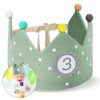 URAQT Birthday Crown for Kids, Reusable Birthday Party Hat Crown