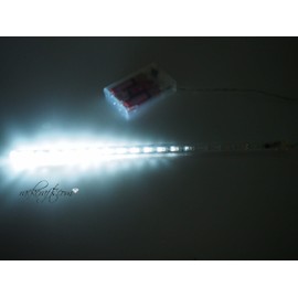 rackcrafts.com 12" 18 LEDs Large Meteor Rain String Tube Fairy Lights LED Vase Tree Centerpiece Wedding Lighting