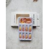 24 Pcs Press on Nails Medium Almond - ZIFANHU Yellow