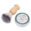 2 Pcs 60g Shaving Soap Mint Fragrance Softening Beard Men's