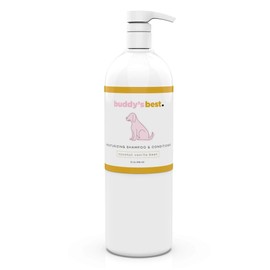 Buddy's Best Dog Shampoo for Smelly Dogs - Oatmeal Dog Shampoo and Conditioner for Dry and Sensitive Skin - Moisturizing Puppy Wash Shampoo, Coconut Vanilla Bean Scent, 32oz