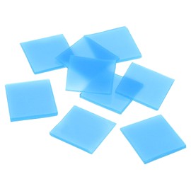 PATIKIL 2 x 2cm Diamond Painted Glue Clay, 50 Pack Glue Clay Wax Tool Set for Diamond Painted, DIY Craft, Blue