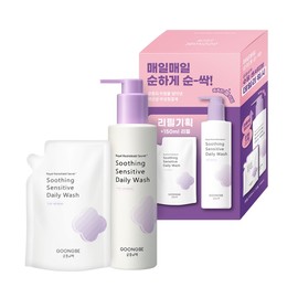 GOONGBE Soothing Sensitive Daily Wash 200ml Set (+Refill 150ml) - [SET] Daily Wash 200ml (+Refill 150ml)