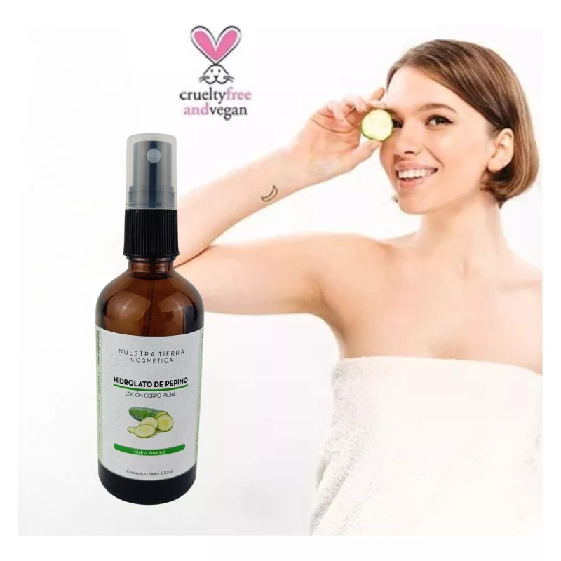 Nuestra Tierra Cosmética Ancestral Hidrolato Orgánico De Pepino 120ml Tipo