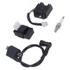 Ignition Coil 6Pin CDI Voltage Regulator Spark Plug Kit for