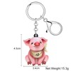 BAMAY Cute Pig Keychain Pink Piggy Gifts for Women Girls