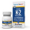 Superior Source K2 (MK-7) 100 mcg, with D3 (5,000 IU)