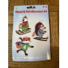 Kellys Crafts Kelly’s Crafts Wood And Felt Ornament Kit