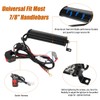 Motorcycle LED Light Bar & ON-Off Switch Headlight kit for