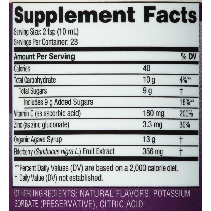 Zarbee''s Liquid Daily Immune Support, High Concentrate Liquid, with Real