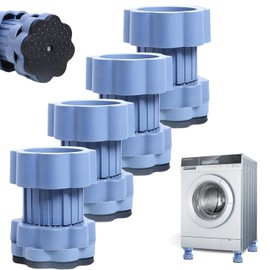 Vibration Damper Washing Machine, Pack of 4 Washing Machine Foot Pads, Washing Machine Shock Absorbers, Washing Machine Anti-Vibration Pads, Anti-Vibration Pads for Washing Machines, Refrigerators