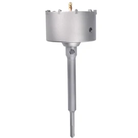 80mm / 3-1/8 inch Concrete Hole Saw + 220mm SDS Plus Rod, Cement Brick Wall Saw for Concrete, Cement, Brick and Stone