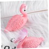 LALAFINA 9pcs Flamingo Nail Training Rack Cute Flamingo Design Nail