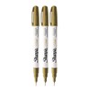 Sharpie Oil-Based Paint Marker, Extra Fine Point, Gold Ink, Pack
