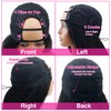 U Part Wigs Human Hair For Black Women Upgrade Kinky