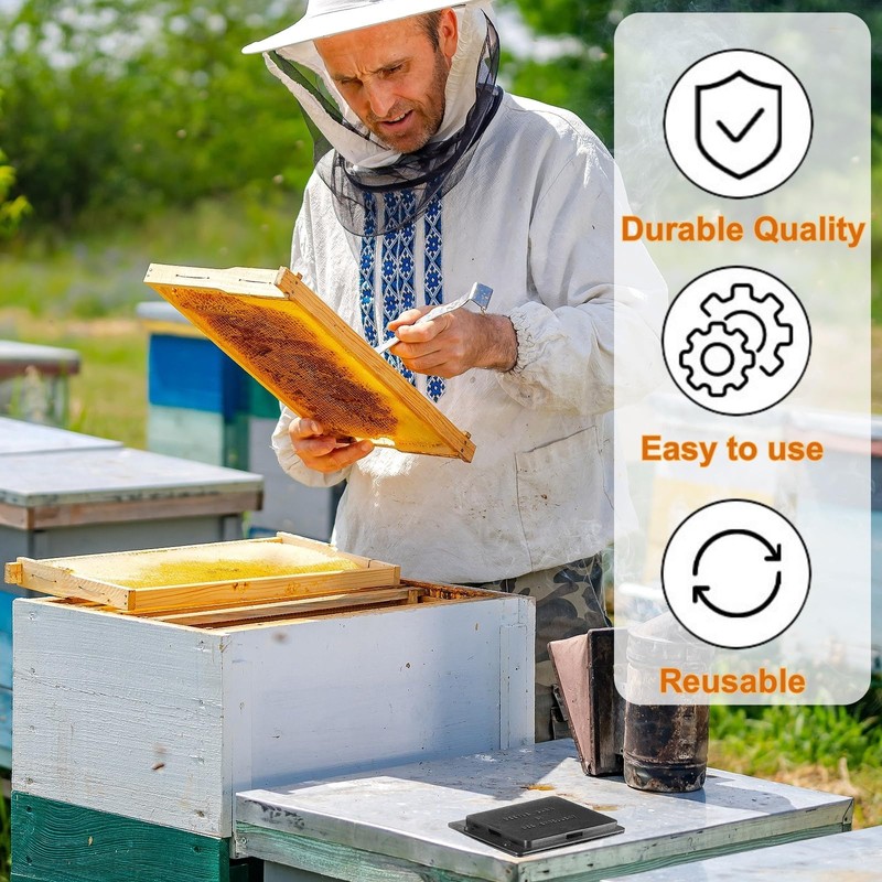 30 PCS Hive Beetle Traps for Bee Hives, Reusable Small