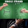 2pcs Flow Spinner Ring/Slinky Stainless Steel Loop Lasso/Magic Ring Game