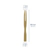 Disposable Bamboo Fruit Forks – 88mm Long, 7mm Wide, 2mm