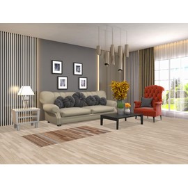 Rug Source Southwestern Collection, 3x5 Kilim Rug, Hand Woven Brown Stripe Rug, Oriental 100% Wool Carpet for Foyer, Entryway and Hallway