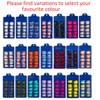 100 x Natural Look False Nail Tips 10 Sizes Matte