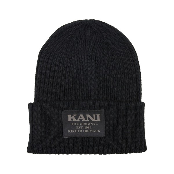 Karl Kani Woven Retro Classic Beanie, black