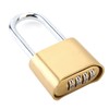 Outdoor Lock 4 Digit Combination Code Long lock Padlock Waterproof