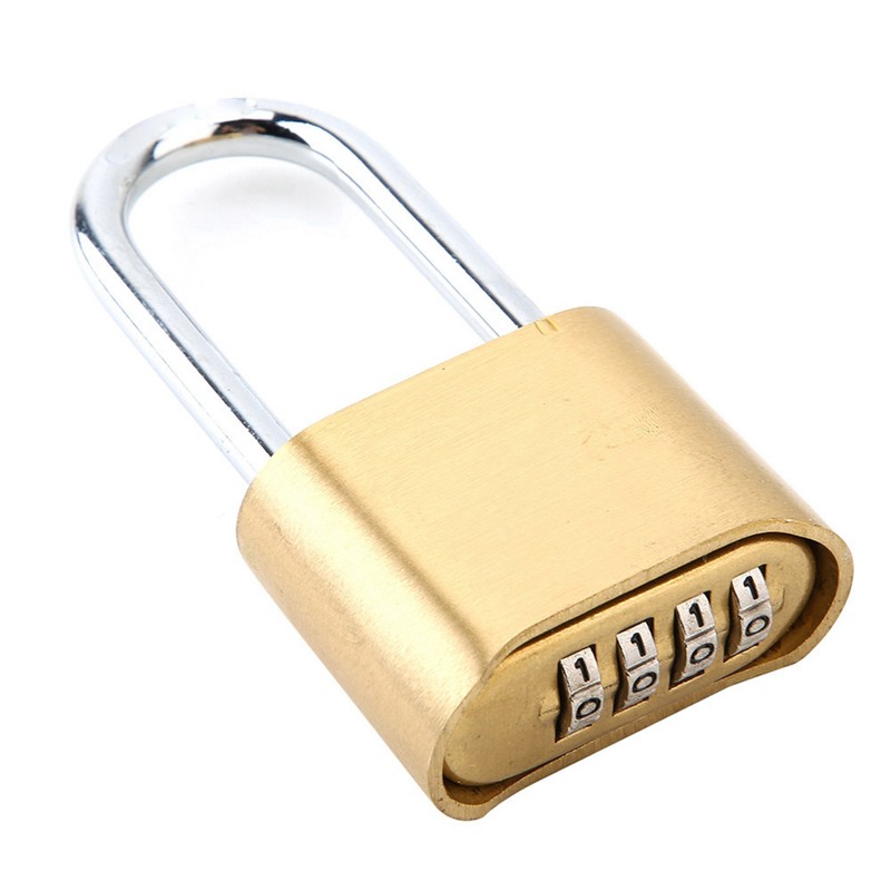 Outdoor Lock 4 Digit Combination Code Long lock Padlock Waterproof