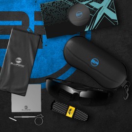 BLUPOND Sports Sunglasses for Men Women - Anti Fog Polarized Safety Glasses for Outdoor Golfing Fishing Hunting Shooting (titan)