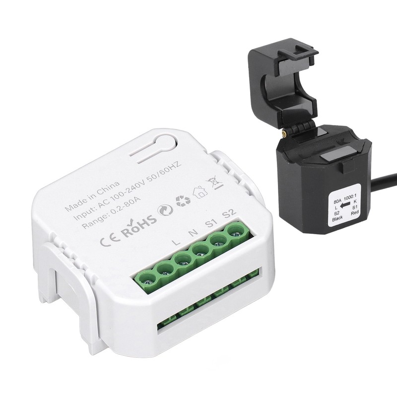 Smart Energy Monitor WiFi Single Phase Smart Energy Meter 0.2‑80A
