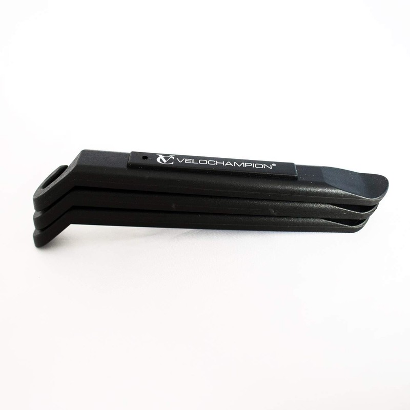 VeloChampion Nylon Bicycle Tyre Levers (Set of 3) Black