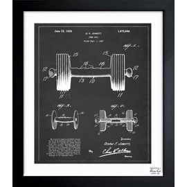 Oliver Gal "Dumbbell 1927" Framed Art, 26" x 32"
