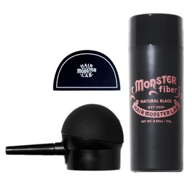 Monster Fiber 3-Piece Set [Fiber Pump Comb] (Natural Black) Hairmon