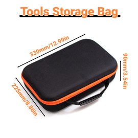 Large Capacity Tool Case Portable Power Tool Case Tools Storage Bag with Zipper Design for Electric Drill (Long)