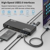 Universal USB-C Laptop Docking Station | Dual 5K/4K Monitors, 65W