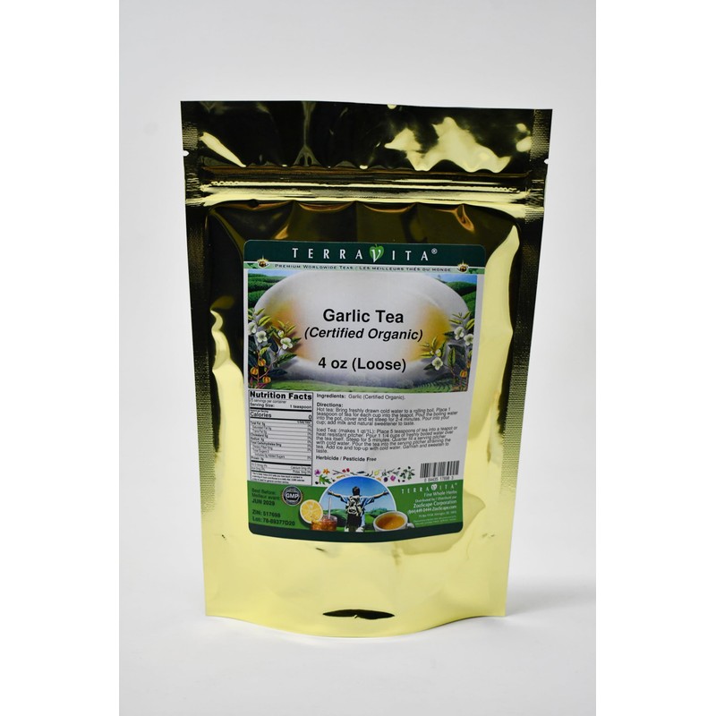 Garlic (Certified Organic) Tea (Loose) (4 oz, ZIN: 517698) -