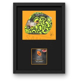 Lando Norris (Bold) Framed Display Gift with Reproduced Digital Signature